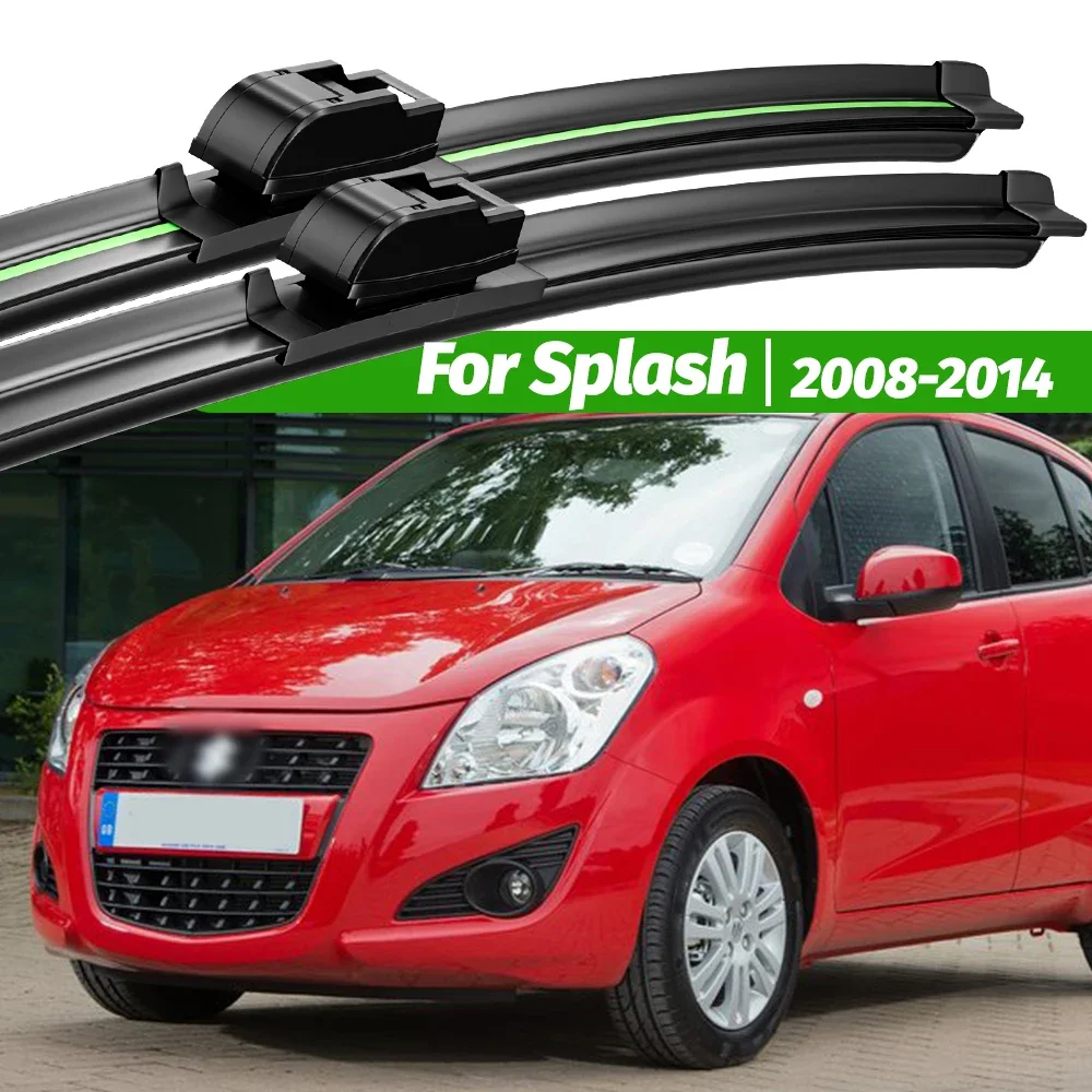 

For Suzuki Splash 2008-2014 2pcs Front Windshield Wiper Blades 2009 2010 2011 2012 2013 Windscreen Window Accessories