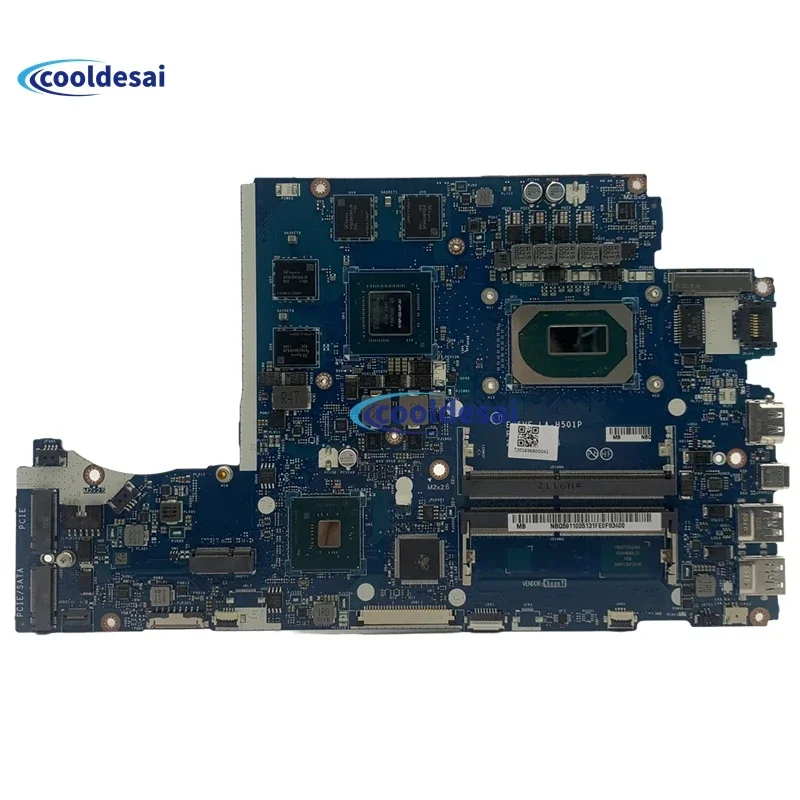 For Acer LA-H501P AN515-54 motherboard  GTX1650 GTX1050 mainboard GPU I5 I7 9th CPU AN515-54 A715-74G EH5VF Laptop motherboard