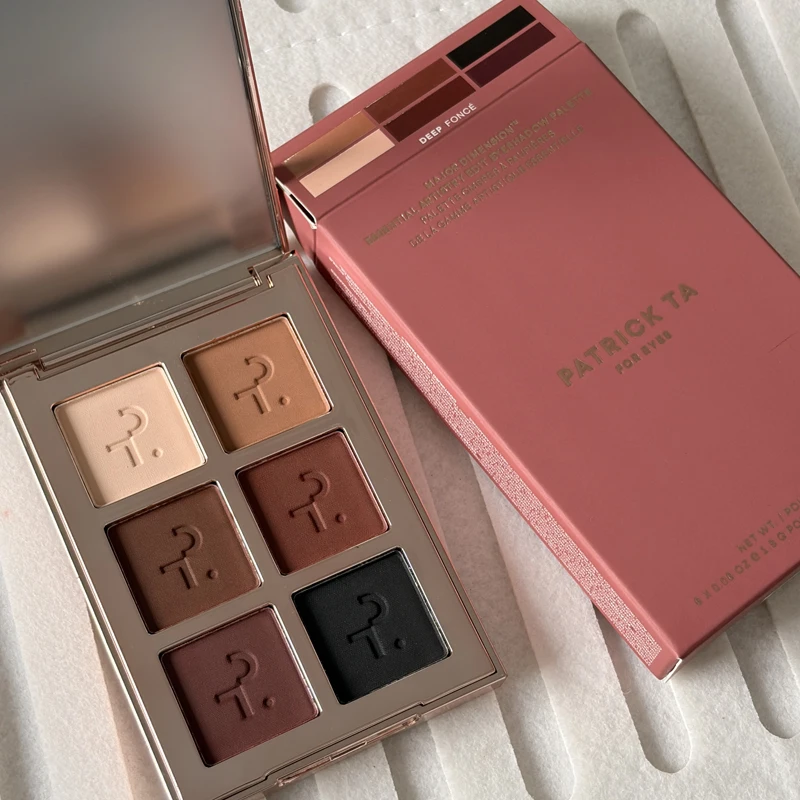 Hot Brand Patrick 6-color Eye Shadow Earth Tone Lasting Waterproof Easy To Color Eyeshadow Makeup Cosmetics Light Medium Deep image 3