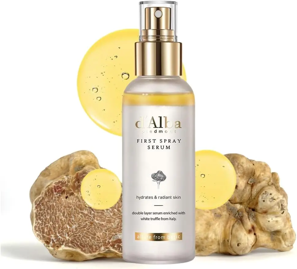 Skin Care d'alba Piedmont Italian White Truffle First Spray Serum, Light-weight Face Moisturizer, Glow Serum for Radiant Skin