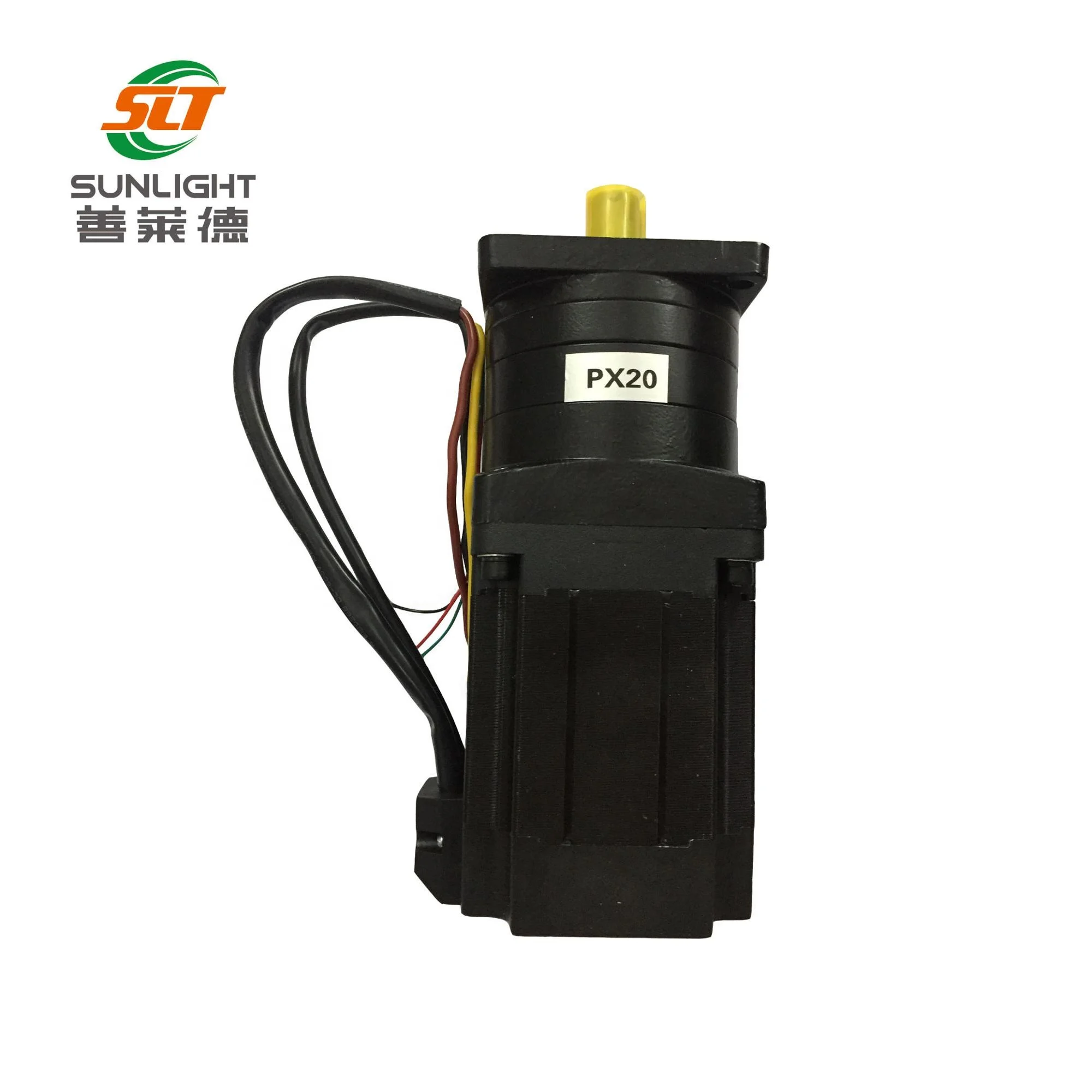 57mm Brushless DC Gear Motor with Encoder Permanent Magnet Construction Outer Diameter 57mm