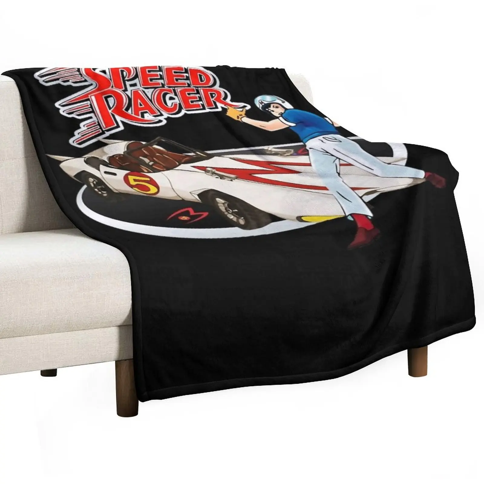 Go Speed Racer Go Go!!! Throw Blanket Soft Warm Blanket Gift for Men Women Adults