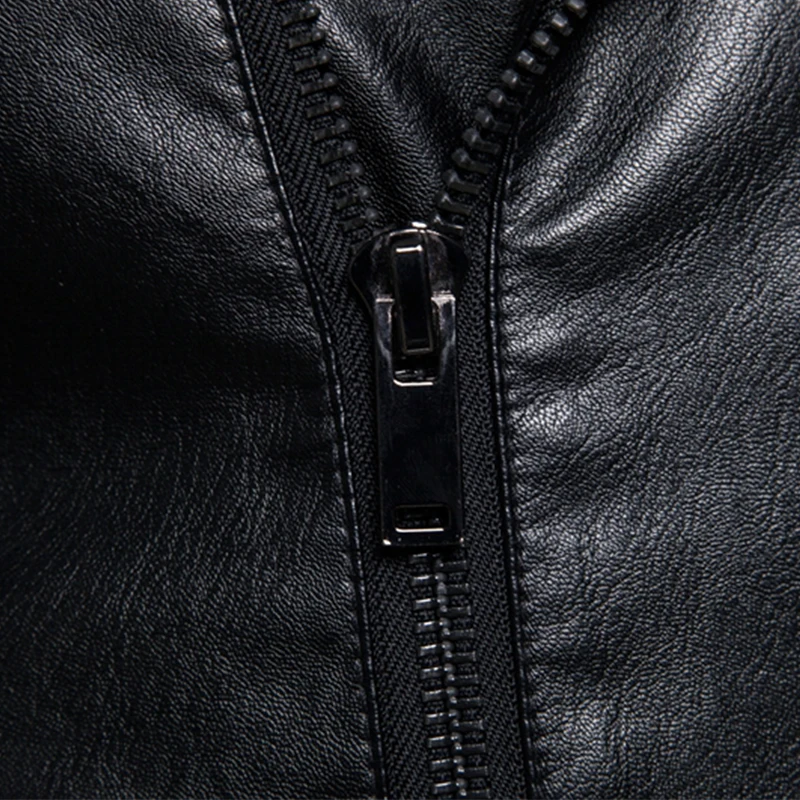 سترة جلدية للرجال من TRAF-Four مواسم ، طية صدر مريحة ، تناسب الجسم ، شباب الترفيه ، النسخة الكورية ، الموضة الجديدة ، الربيع ، #4