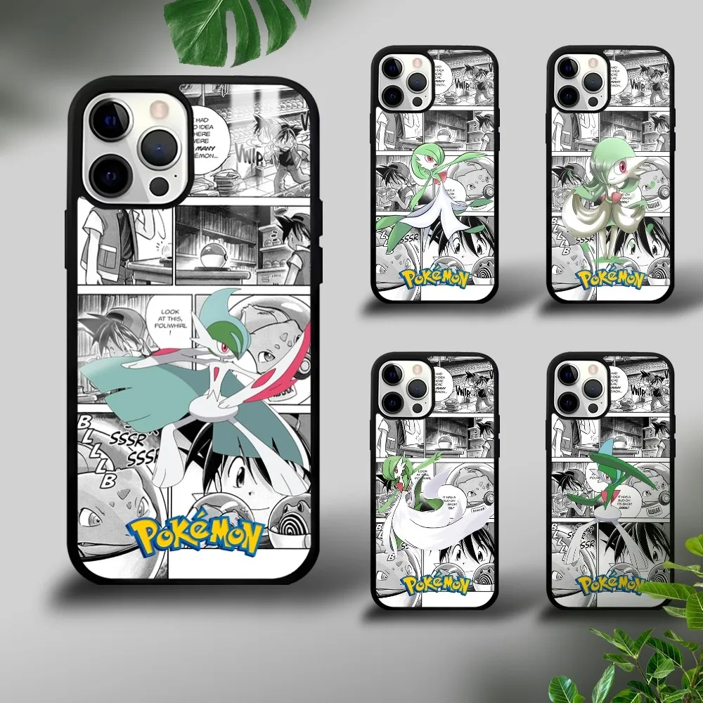 

Funny Cartoon Gardevoir Phone Case For iPhone 16 15 14 13 12 11 Pro Xs Max Mini Plus Celulares Hard Funda