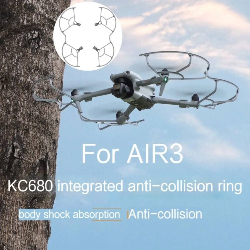 

Подходит для аварийного кольца DJI AIR 3, защитного кольца для лопастей пропеллера, быстросъемного защитного чехла для противоударного лезвия, аксессуаров