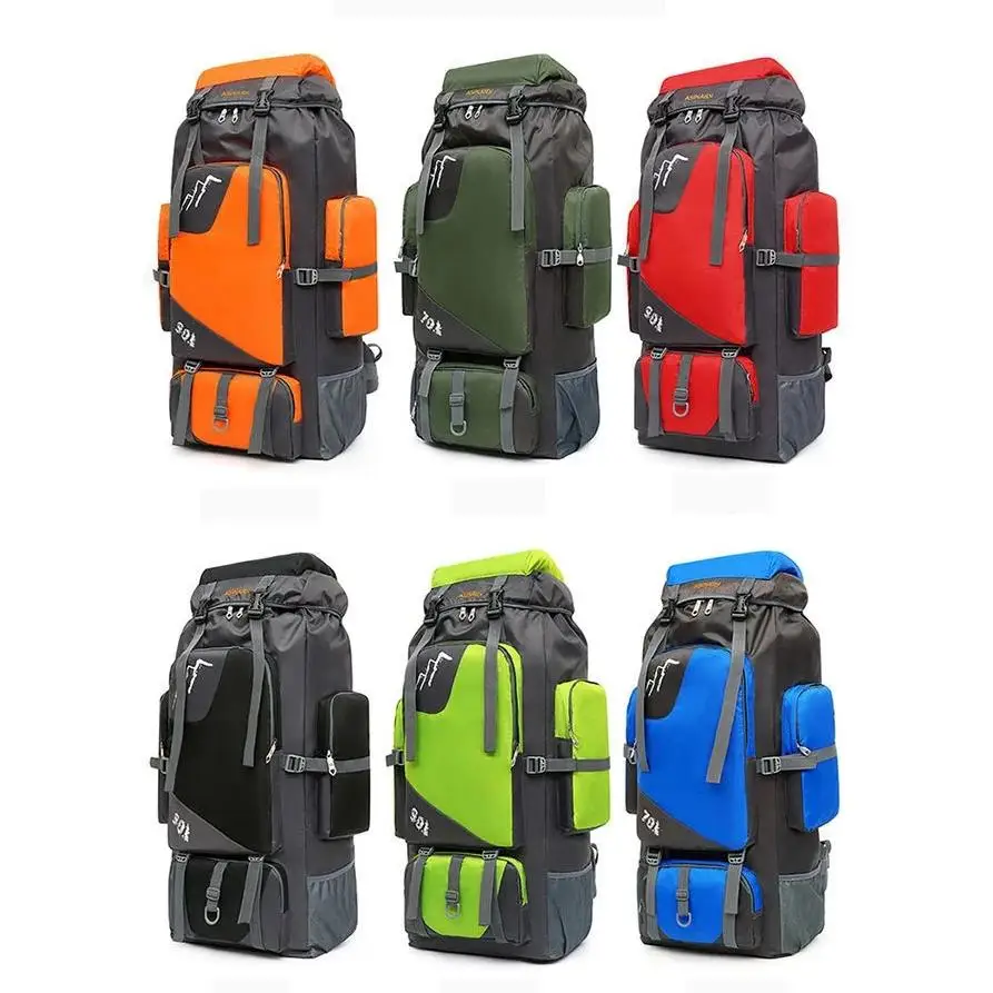 Mochila impermeable para senderismo y senderismo, mochila para acampar, bolsas deportivas de viaje de gran capacidad, bolsa de senderismo para hombres y mujeres Bolsa deportiva de ocio de 90L.