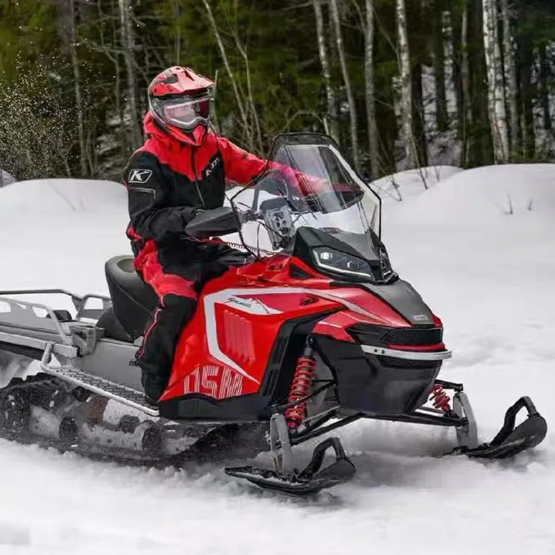 الكبار تزلج دو الثلج Skimobile كبير النزوح الثلج زلاجات لجولة الجبال 4 السكتة الدماغية المحرك 150cc-1000cc قدرة