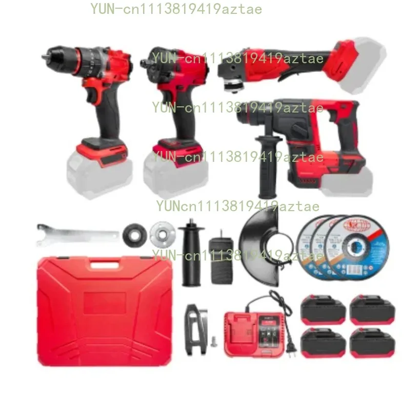 Cordless Power Tool Set, Hand Wrench & Multi‑style Screwdriver Unit, Jig For Daily Equipment Repair And Assembly Work