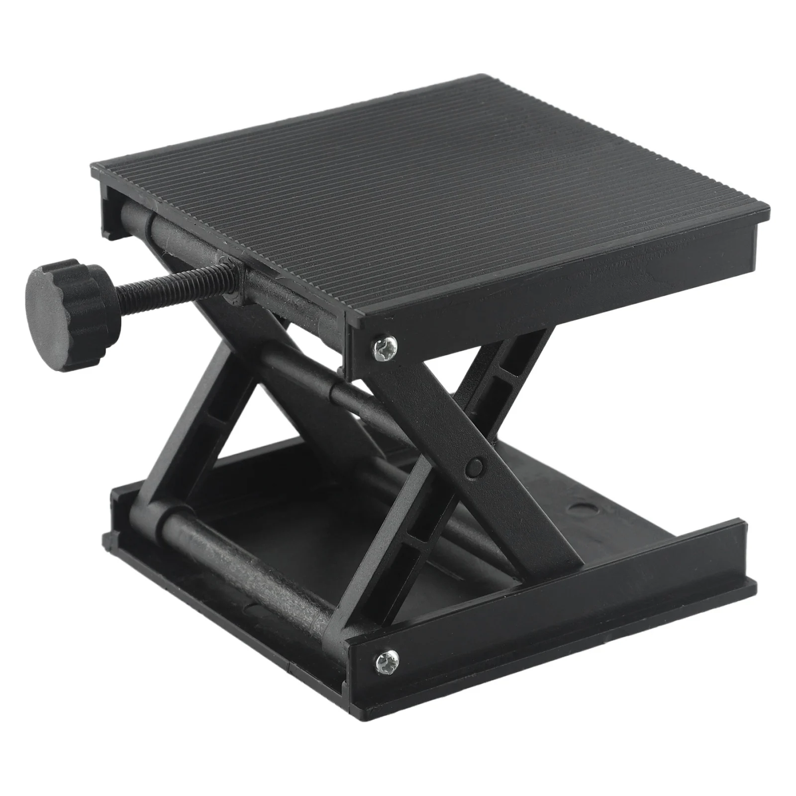 1Pc Lift Table 3.54inch Lab Plate Scissor Stand Platform Router Workbench Table Woodworking Lift Bench Carpentry Tool