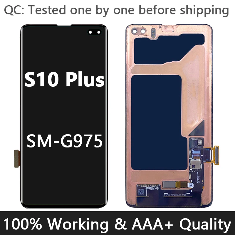 Super AMOLED Display For Samsung Galaxy S10 Plus G975 G975F G9750