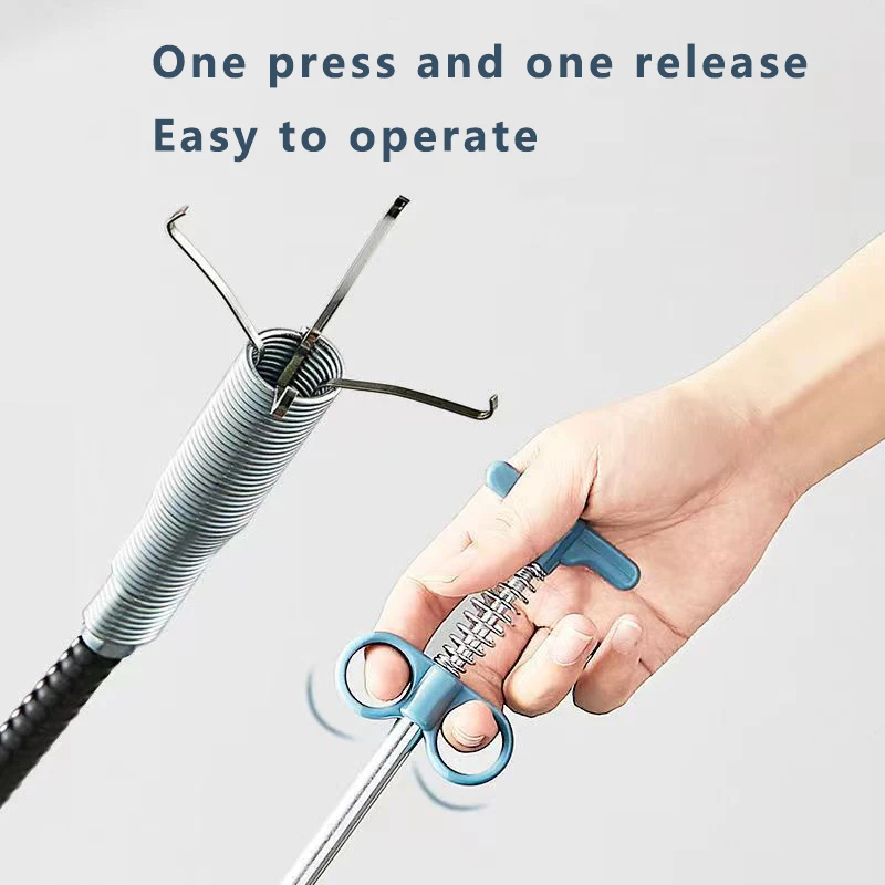 Sewer Pipe Unblocker Snake Spring Dredging Tool for Kitchen Bathroom Hair Sink Pipeline Cleaning  Accessories,TIMUKJ