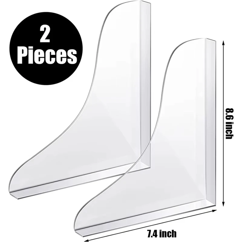 LICE-دش سبلاش الحرس 2 قطعة سميكة الحمام حمام حوض سبلاش الحرس الاكريليك حوض ركن الحرس دش حوض الاستحمام الحرس