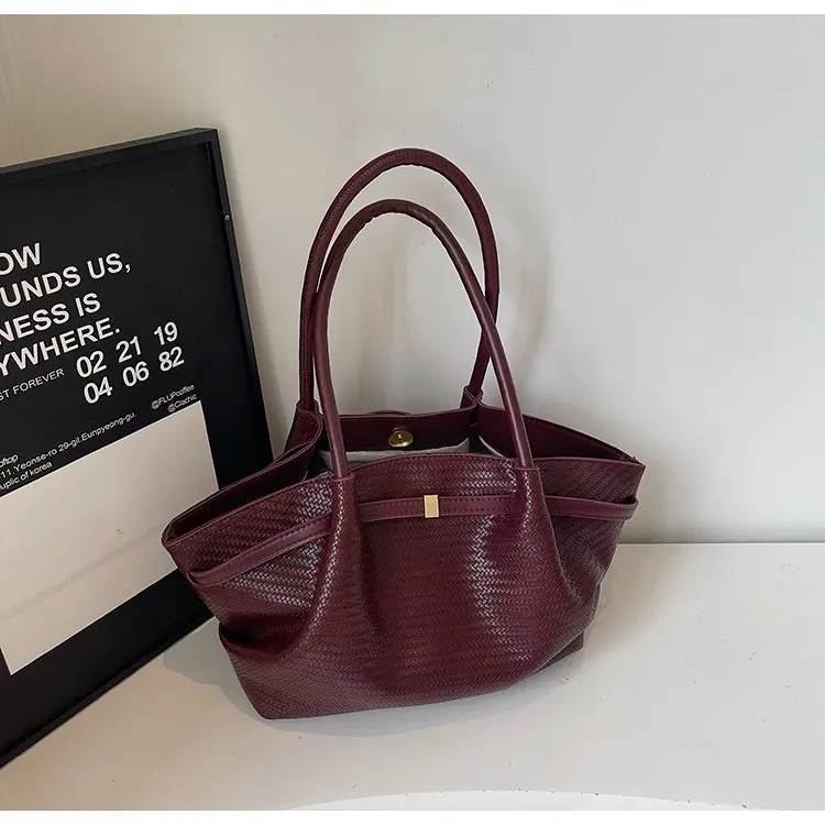 ‌ Borsa a tracolla scozzese alla moda Autunno Novità - Borsa tote da donna con tracolla regolabile, materiale PU, dimensioni medie per viaggi e street style