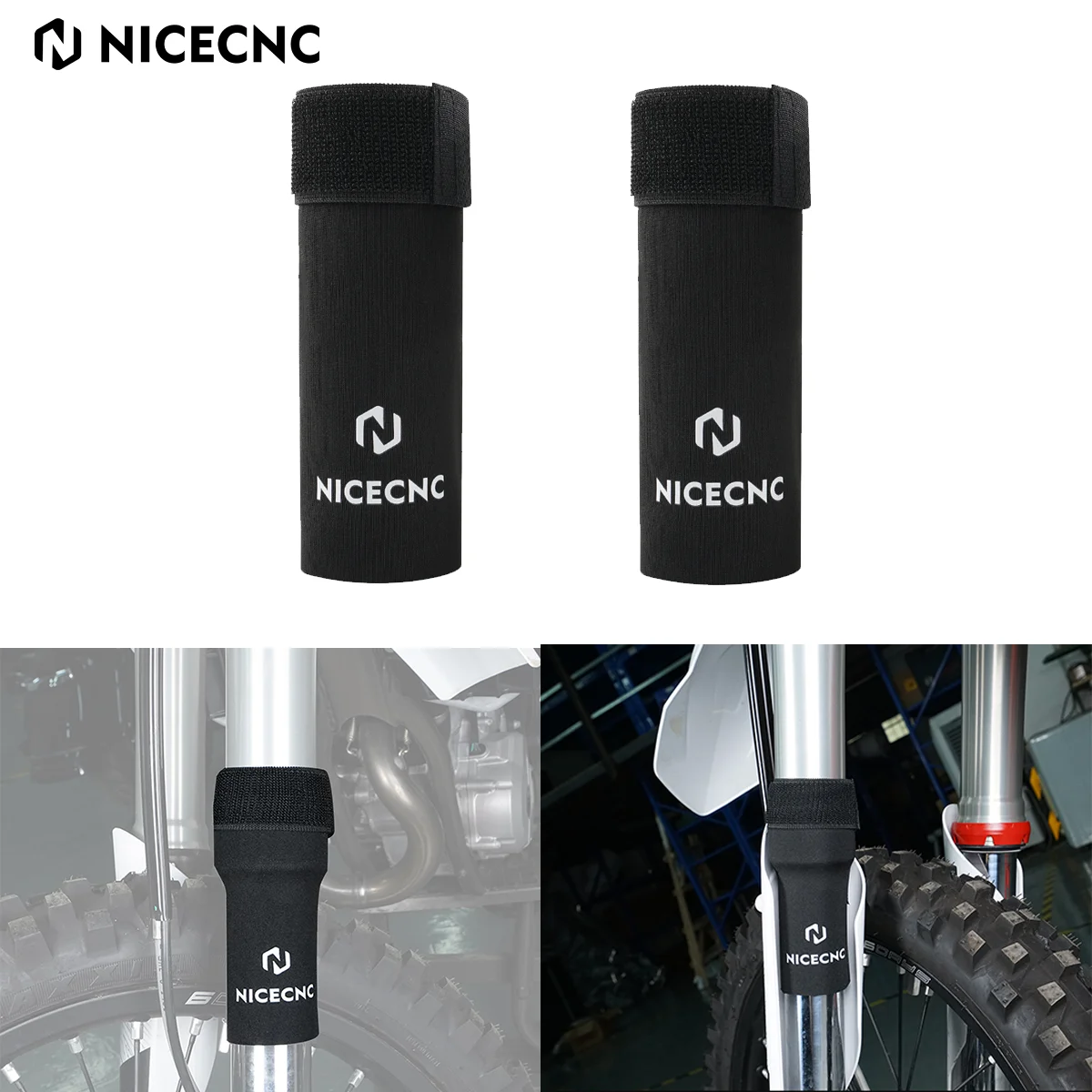 

NICECNC For 2015-2025 Beta RR300 RR250 RR 430 400 390 350 300 250 200 150 Motorcycle Front Fork Sock 6" Fork Seal Protector Pair