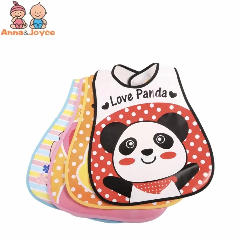 3 Pcs/Lot Baby Bibs Waterproof Babador Baberos Cartoon Style Girls Boys Burp Cloths0-3 Years