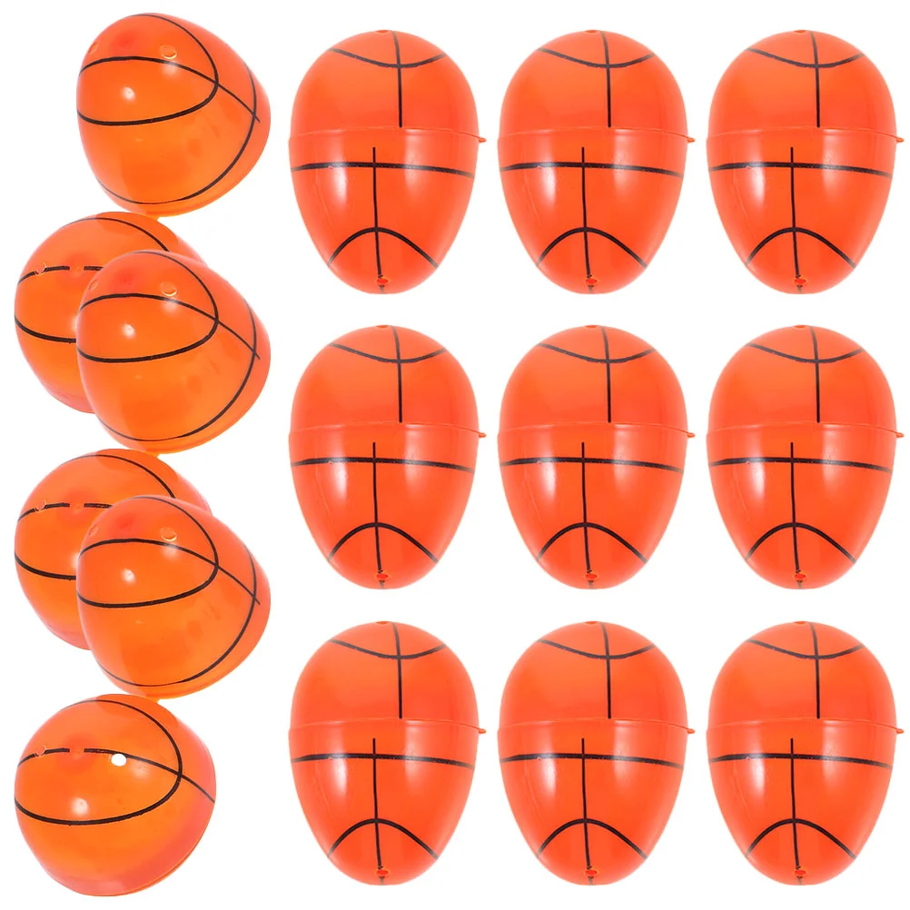 

Basketball Easter Egg Ornaments Plastic Eggs Wrapping Boxes Toys Decorative Party Favors Supplies Decoration Fillable