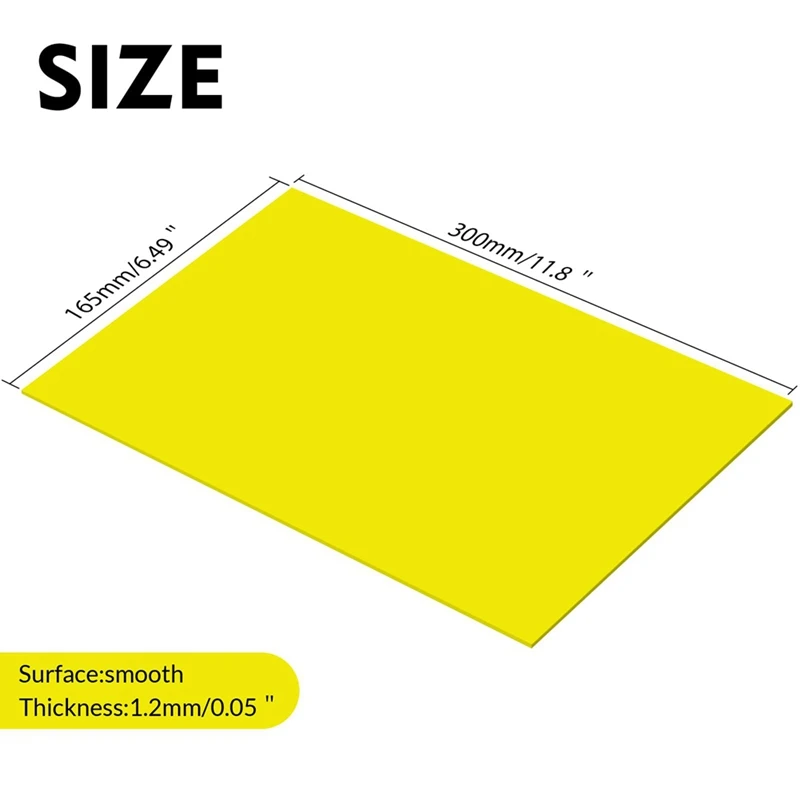 النقش بالليزر صفائح بلاستيكية ABS مزدوجة اللون، 11.8X6.49X0.05 بوصة المواد ورقة بلاستيكية مزدوجة اللون