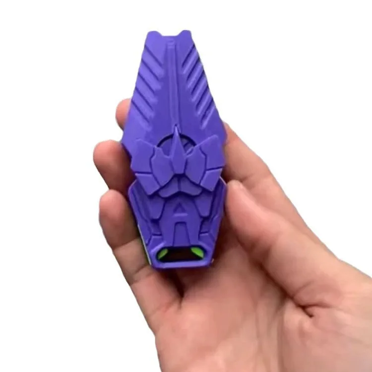 3D Printing Gravity Shield Green Purple Cub Jumping Small Radish Mini Model Pendant Push Card Decompression Toy Drop shipping