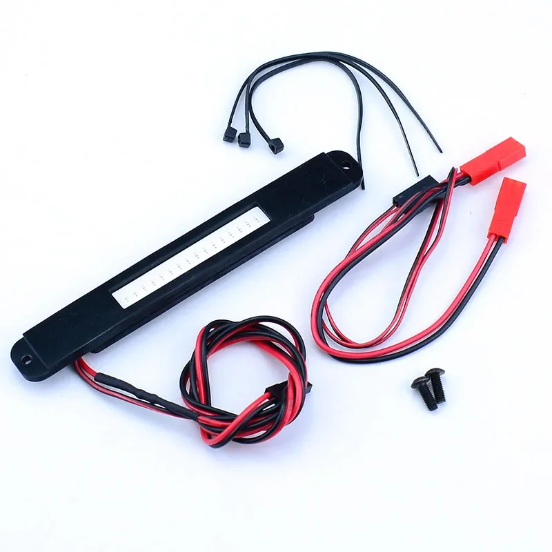 For 1/6 Traxxas RC Car XRT 8S 4WD Buggy LED Red Brake Light Brake Lights Lamp Mount with Adapter Cable Truck Upgrade Parts