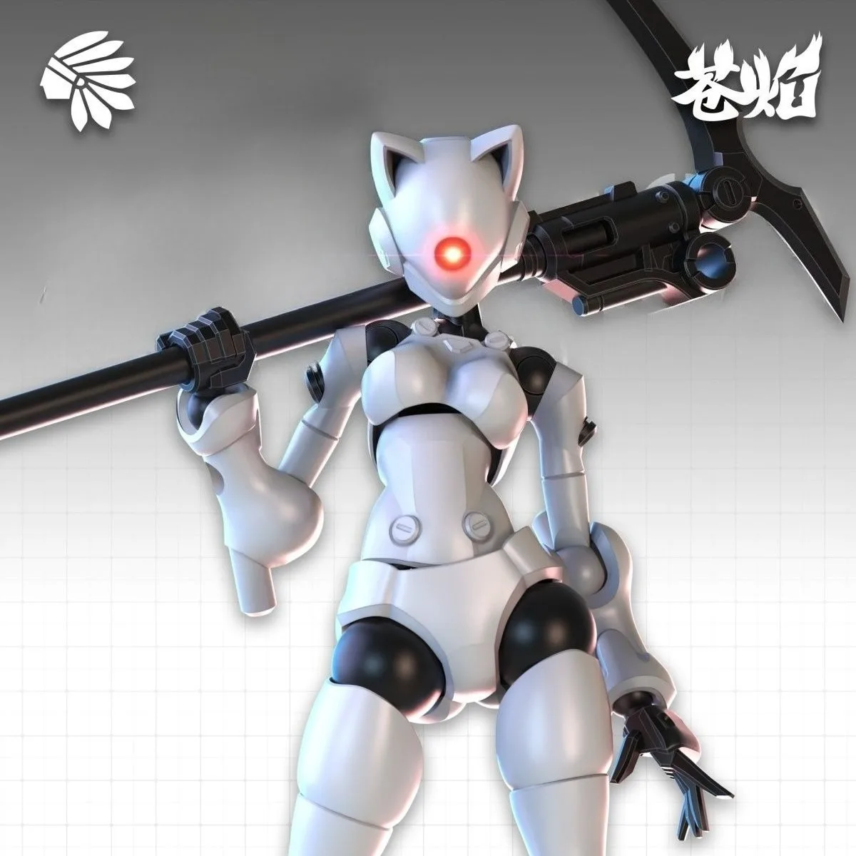 

Sheik Mainland 3MIN PROJECT A Swift Female Mutant 3.75 Inch Super Movable Assembly Action Figure Hobby Collectible DIY Model