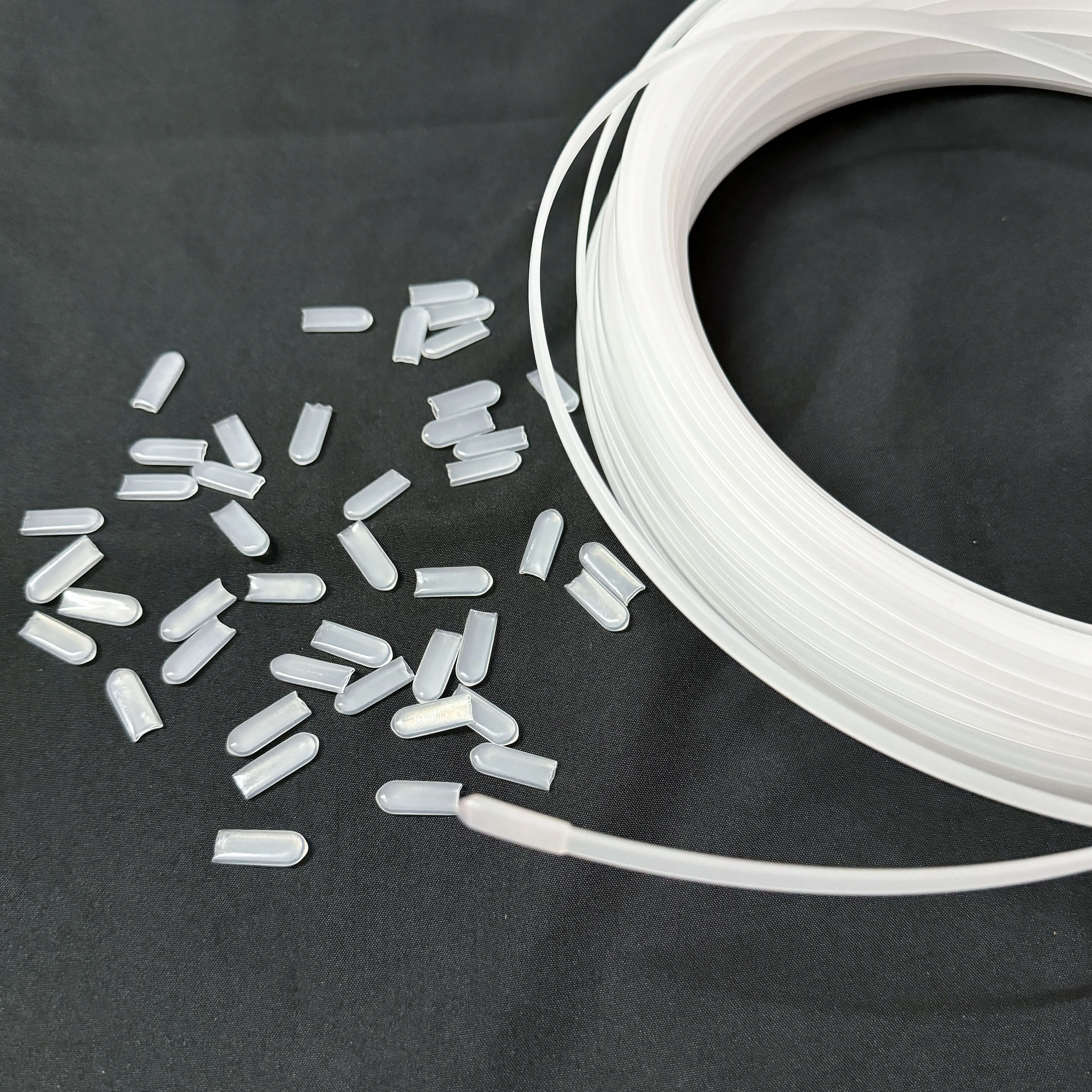 Silikon-Endkappen für Kunststoff-Ausbeinen, Nähen, Ausbeinen, Rolle, Korsett, Gurtband, Ausbeinen, Ausbeinen, Spitzen, Nähzubehör, 5/6/8 mm, 20 Stück