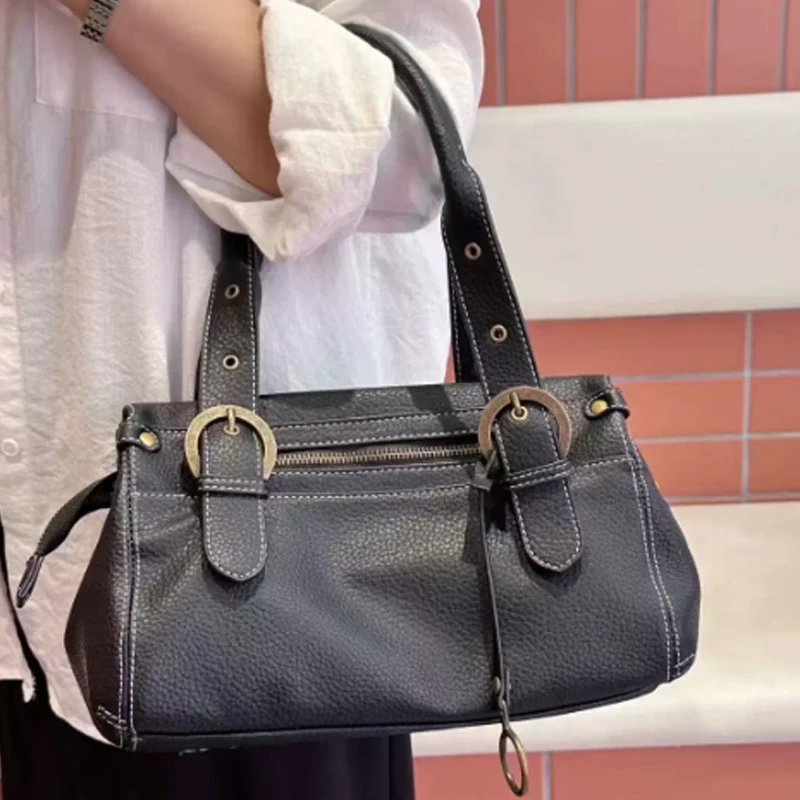 

Модные брендовые сумки через плечо для женщин, дизайнерская сумка подмышки, 2021, женская сумка на плечо, женская сумка и кошельки, сплошной цвет