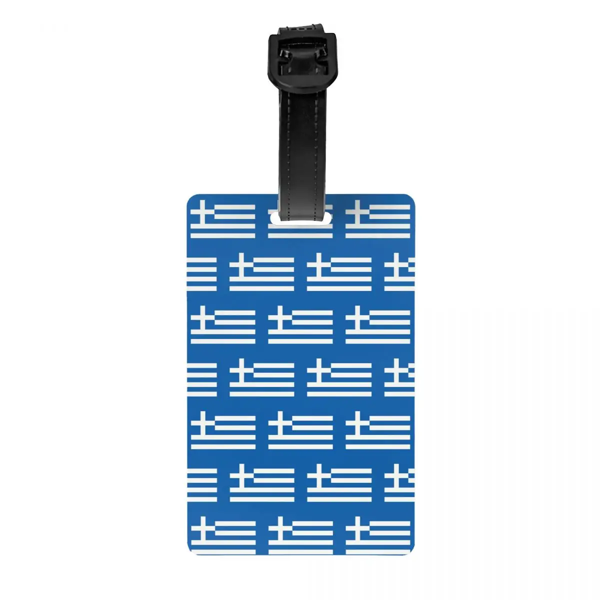 Custom Greece Flag Luggage Tag Privacy Protection Baggage Tags Travel Bag Labels Suitcase