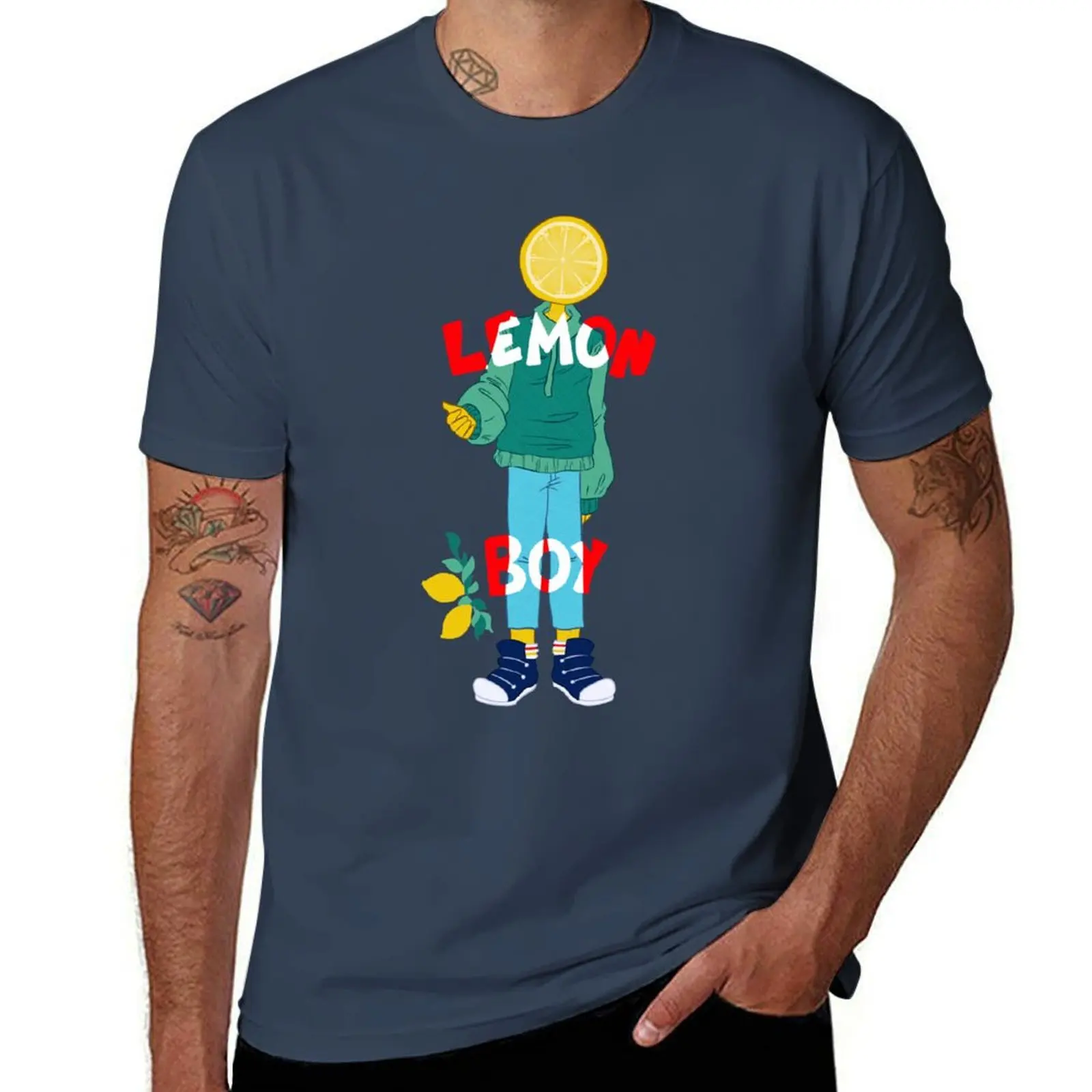 Lemon Boy No. 1 T-Shirt fashion shirts shirts graphic tee summer top funny costumes mens designer t shirt