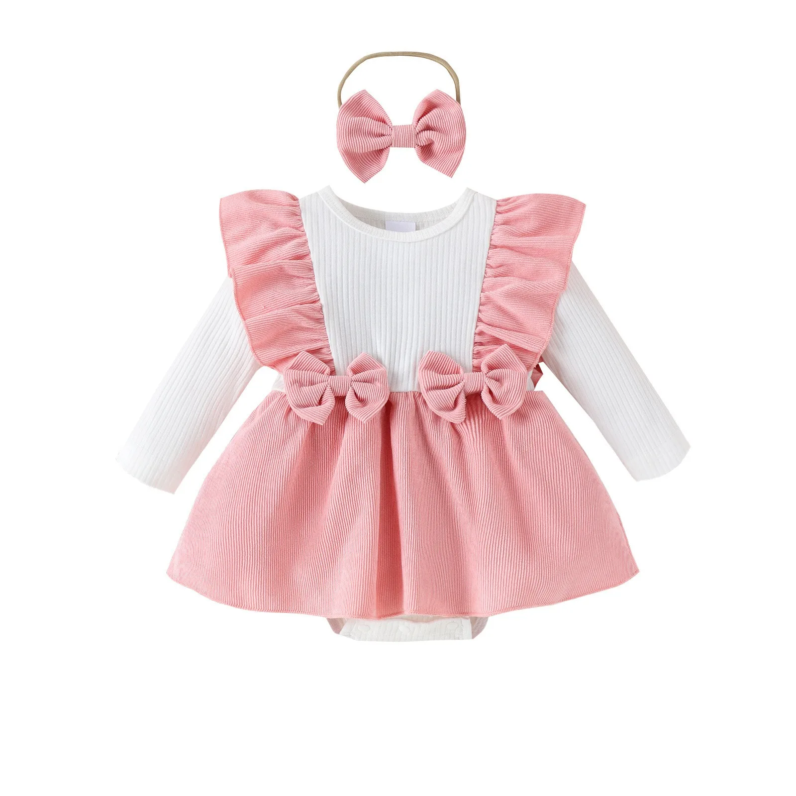 hxcmall-roupas-de-primavera-e-outono-para-bebes-meninas-de-0-a-18-meses-conjunto-de-roupas-com-mangas-longas-e-renda-macacao-de-corduroy-saias-faixa-de-cabelo