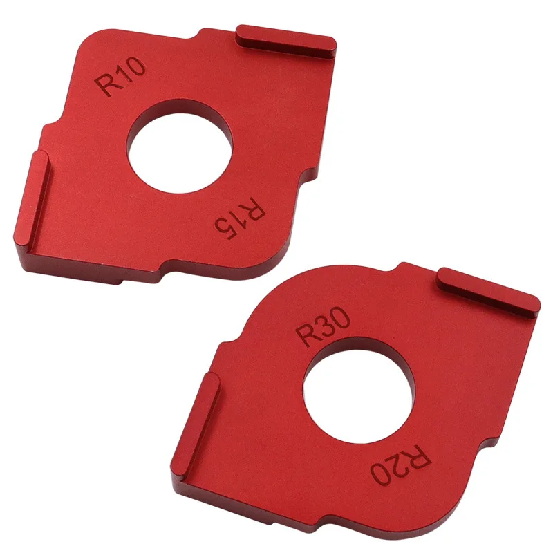 3 Pack Radius Jig Router Template, aluminium Radius cepat Jig, tukang kayu Radius sudut Jig untuk pertukangan R5 R10 R15 R20 R25 R30