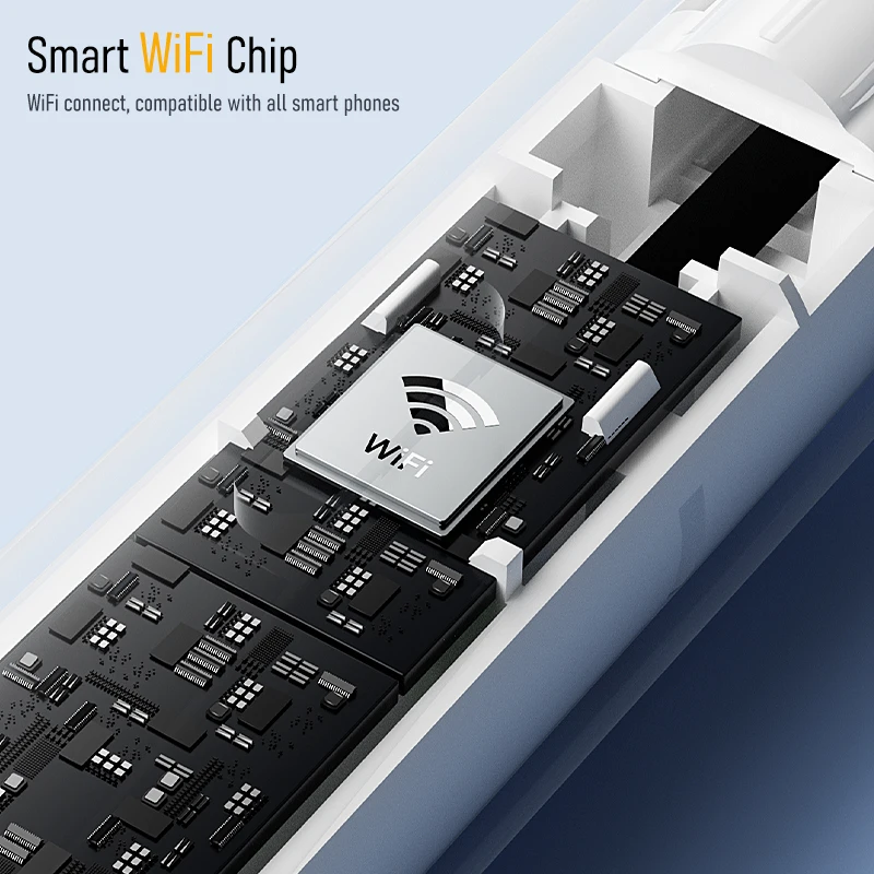 Handheld WIFI Endoscope Video Camera with 8LEDs Portable Wireless Inspection Borescope Type-c Charging For Android Phones/iOS