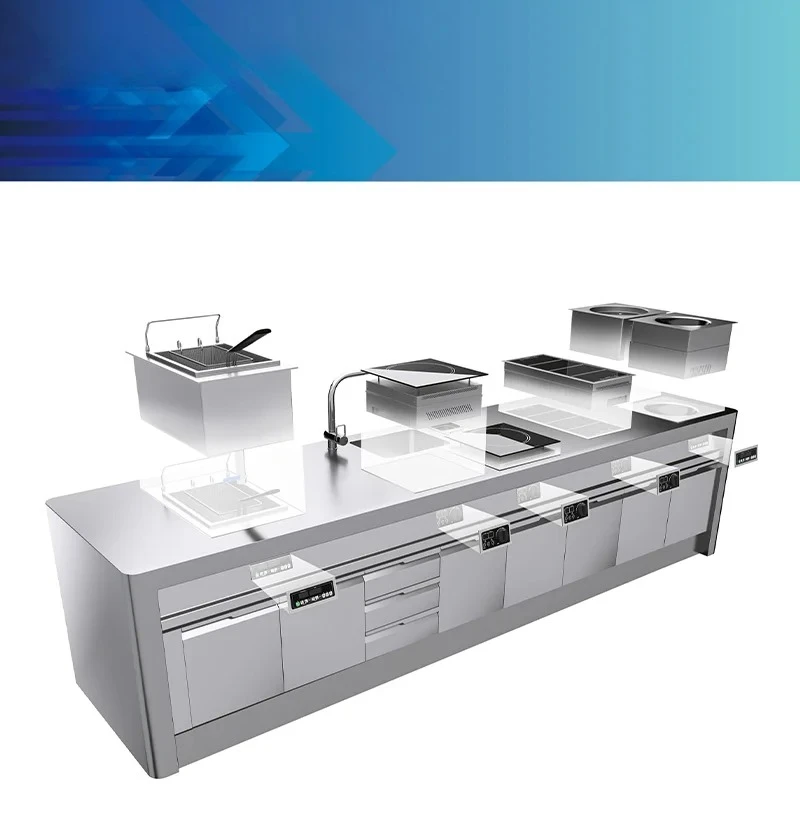 

5KW High Power Commercial Induction Cooker Built-In Restaurant Kitchen Cooking Equipment Embedded