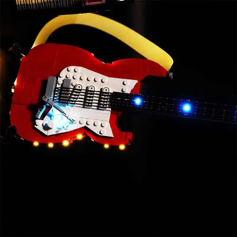 Advanced DIY Led Light Kit For Lego 21329 Fender Stratocaster (Only Led Light,Without Blocks Model) High-Performance