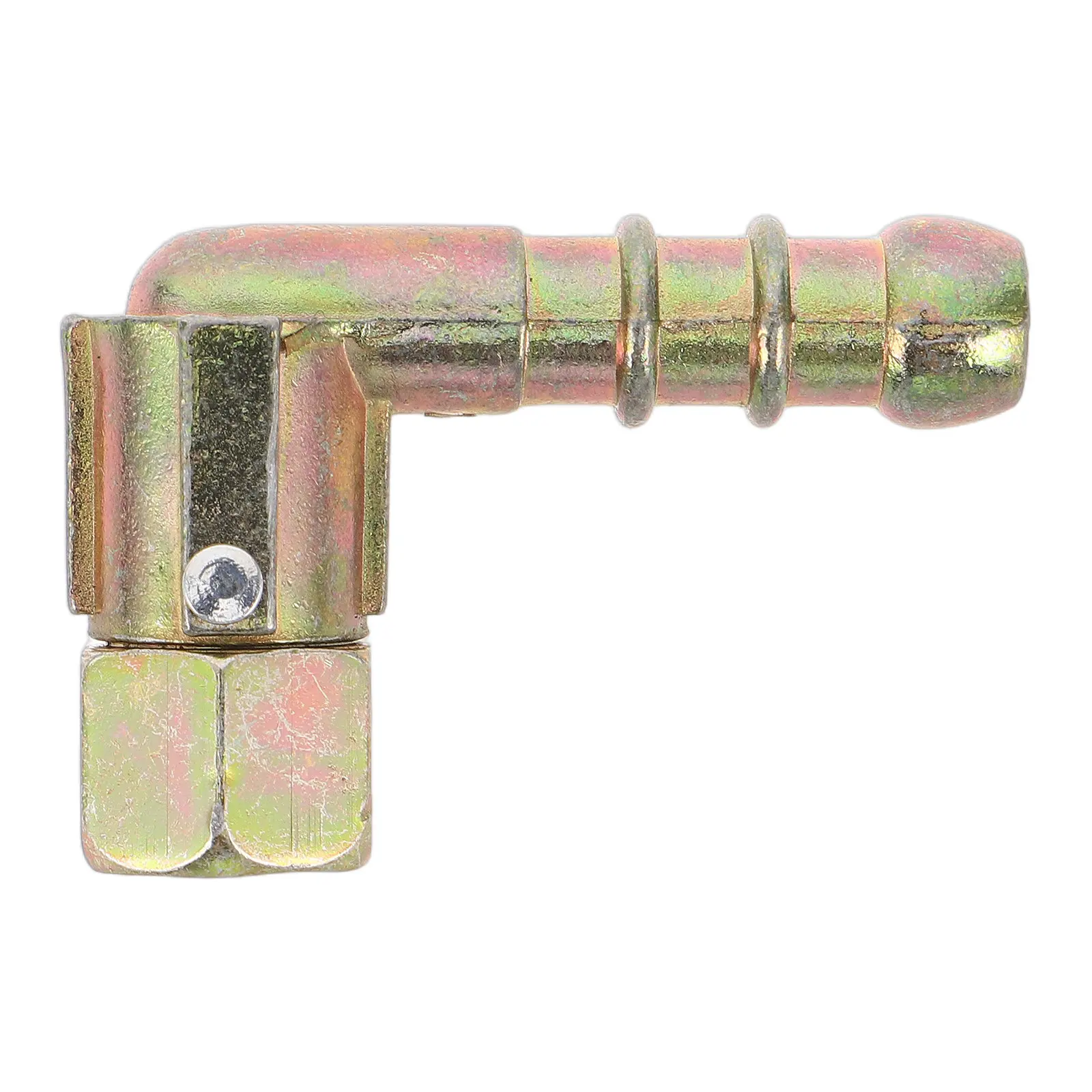 Gas Cooker Pipe Connector 1 2 Inch Elbow Joint Fitting High Temperature Resistant Steel for Secure Leakproof Stove Installation
