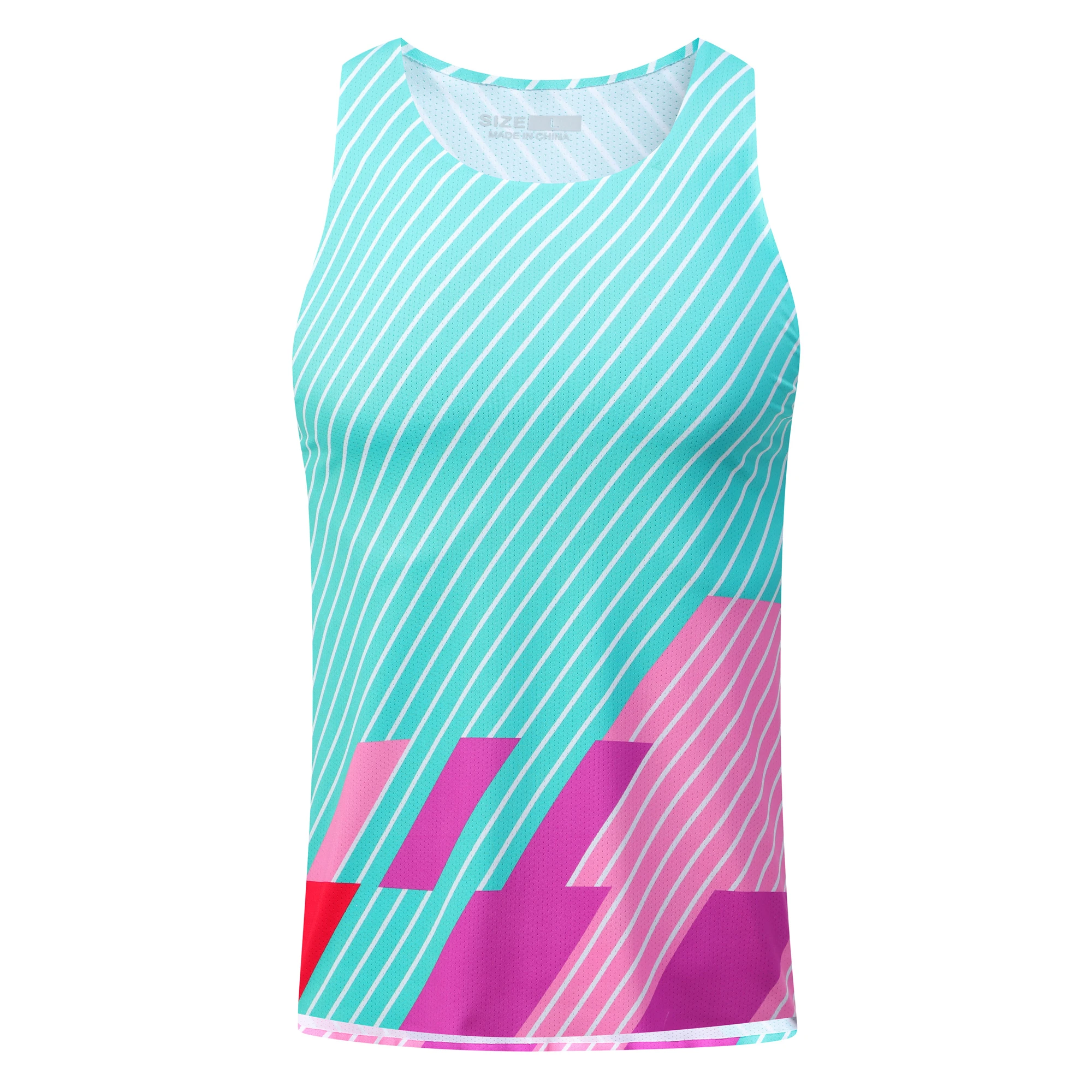 

Summer Men's Women's Running Tank Tops 3D Print Colorful Quick Drying Sleeveless Vest Outdoor Basketball Training Breathable Top