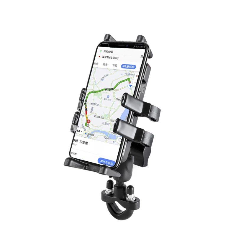 

Bike Phone Mount Motorcycle Cell Phone Mount Anti Shake Handlebar, Rearview Mirror Mount Bicycle Phone Holder 360 Rotation