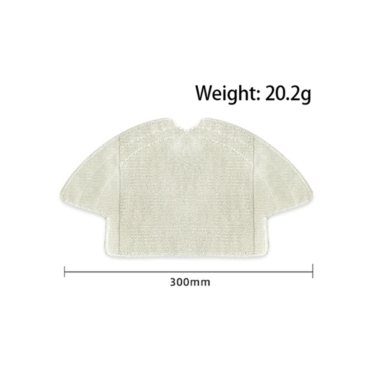 قطع غيار قماش الممسحة لسلسلة X-Plorer 75 ، مكنسة كهربائية روبوتية ، 8 قطعة