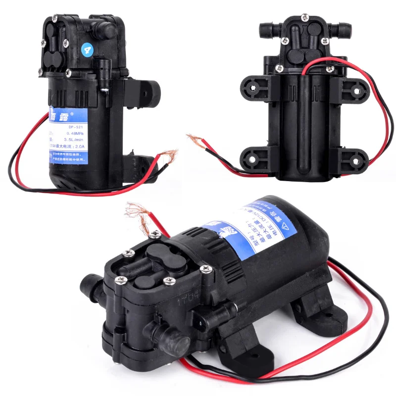 

DP-521 Durable 12V 220V 70PSI 3.5L/min Agricultural Electric Water Pump Micro High Pressure Diaphragm Water Spray Car Wash 12 V