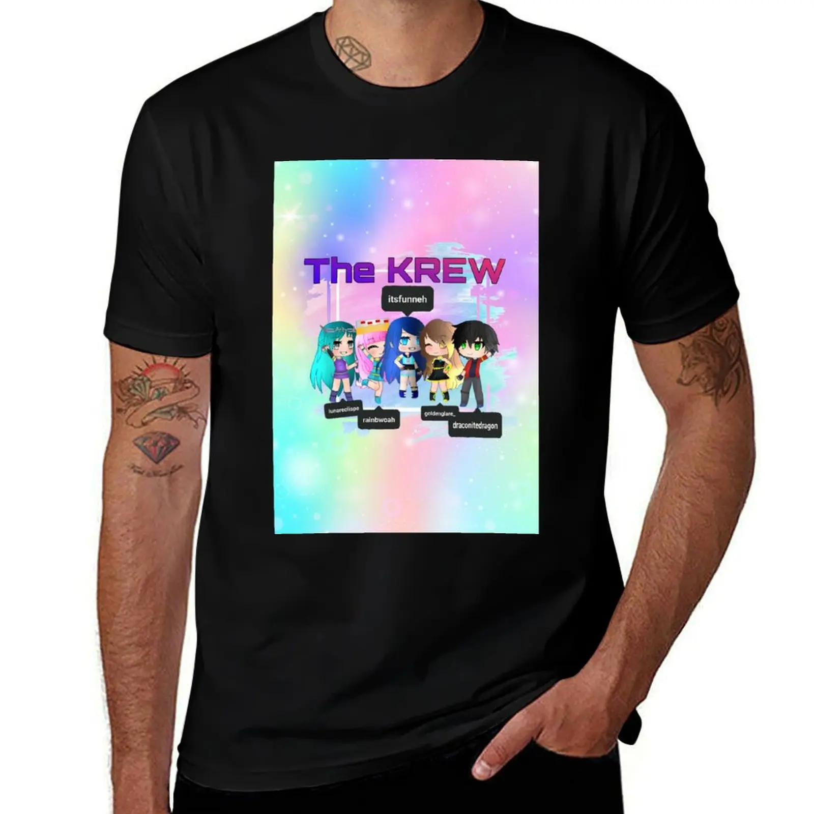 Футболка The Krew, простая рабочая футболка