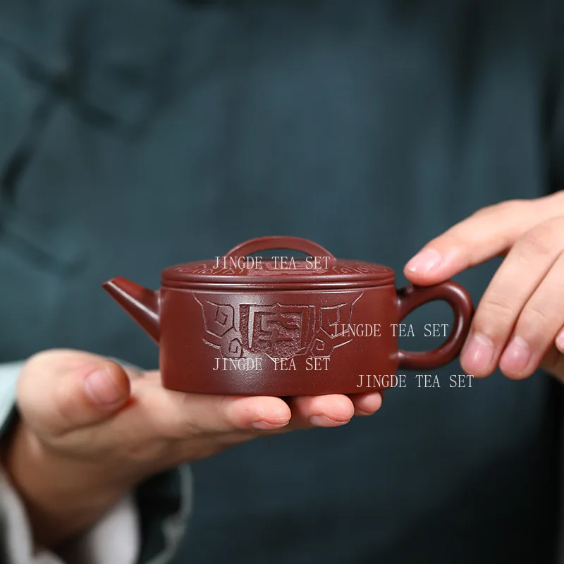 

120ml Tradition Yixing Purple Clay Tea Pot Handmade Dahongpao Beauty Teaware Household Filter Teapot Chinese Zisha Tea Infuser