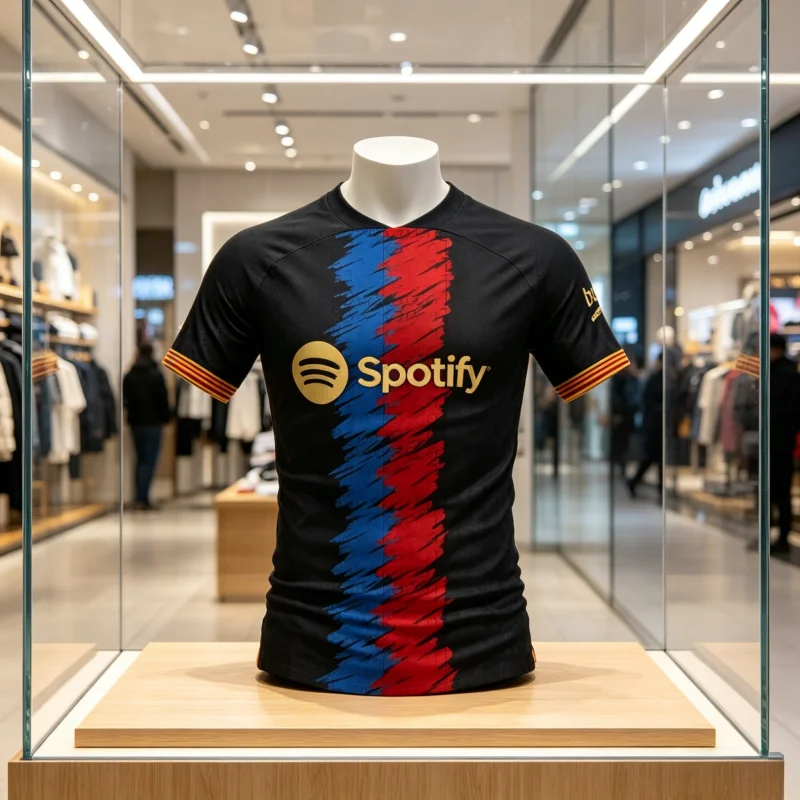 Customized Comfortable and Breathable Quick Drying T-shirt for Barcelona Fans in Summer Minimalist Family Parent Child Clothing