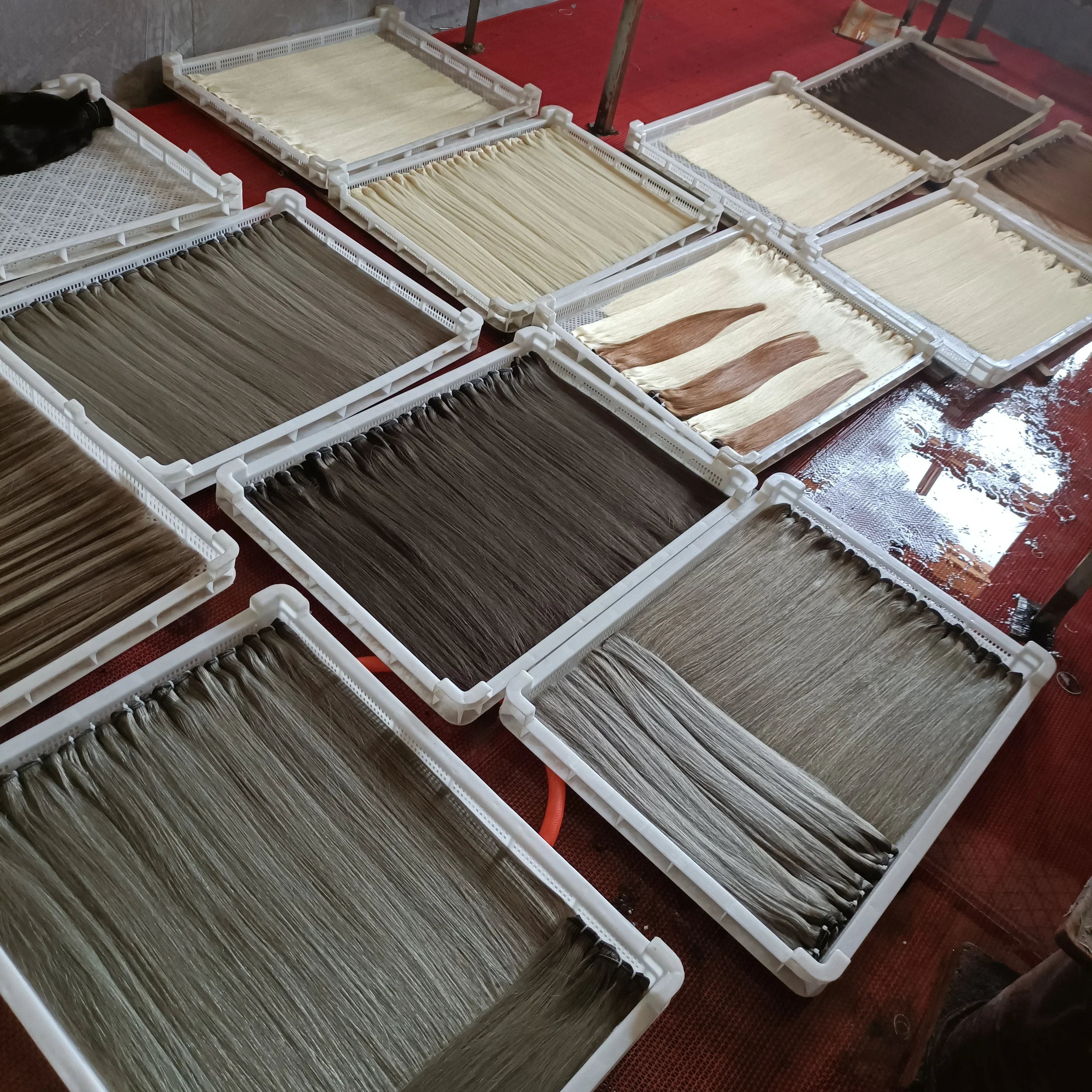 2025/Factory wholesale double draw invisible tape in human hair extensions easy reuse 4~5 times tape hair extensions