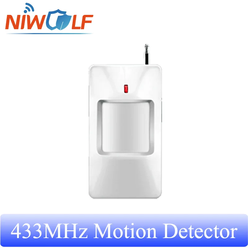 433MHz Wireless Infrared Detector PIR Human Motion Sensor Classic Appearance Long Distance