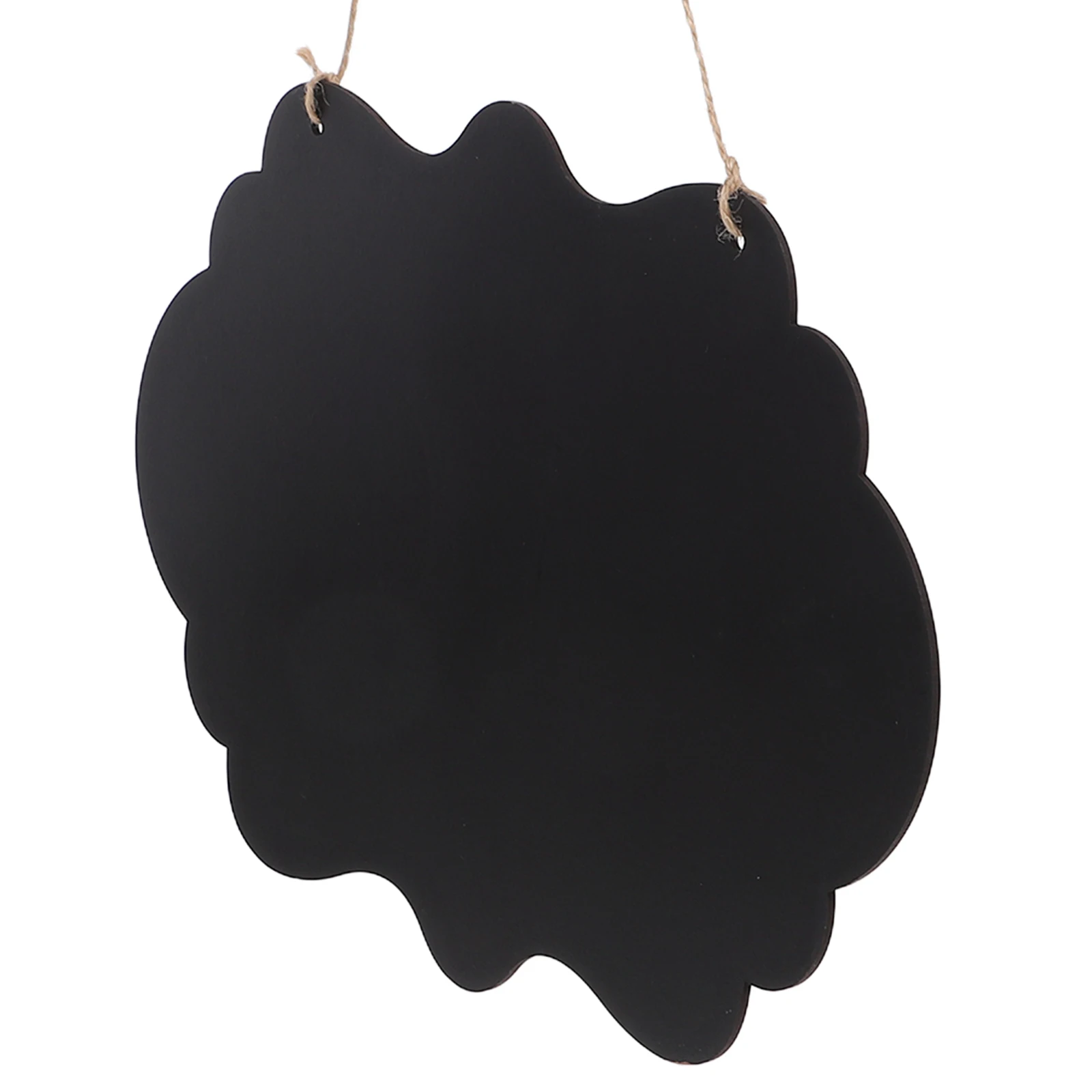 Hanging Blackboard Chalkboard Menu Pendant Wall Decoration Signs for Food Wood Tables Small Double Sided Write Wipe