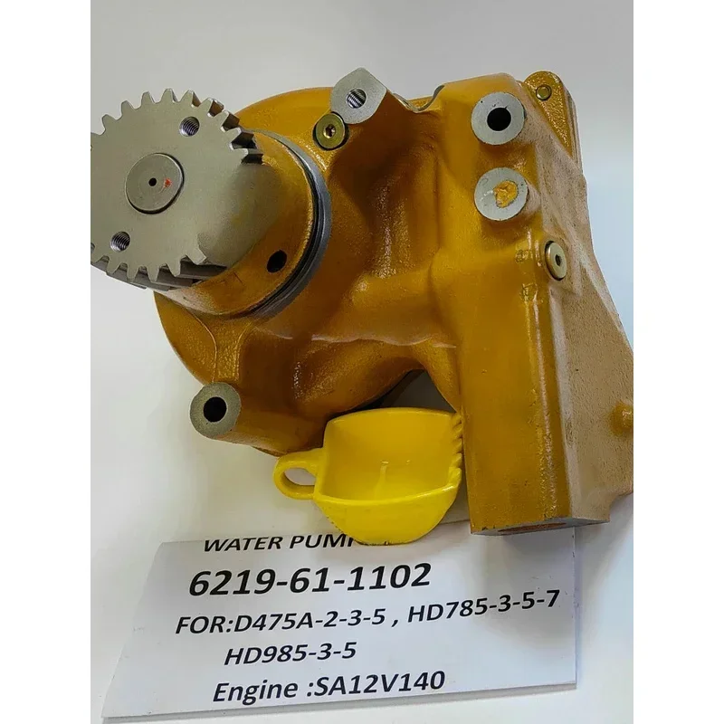 

water pump 6215-61-1500 6219-61-1102 for HD785 HD985 D475A engine 12V140 6219611102 QST30 4096427 4090031 4067834
