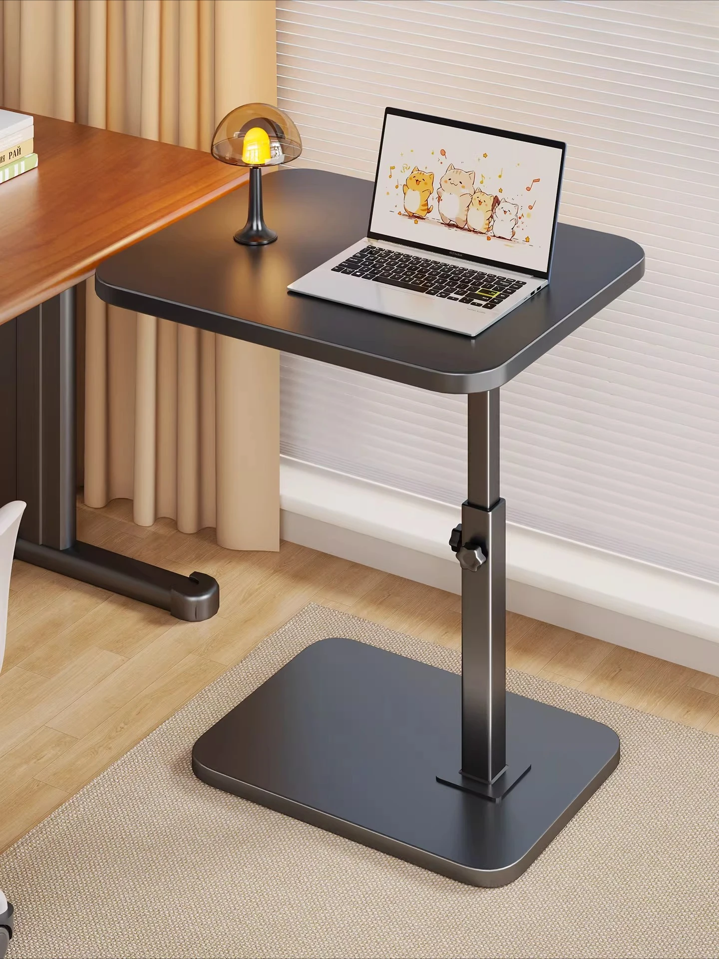 

Ergonomic Desk Extension Panel Movable Keyboard Tray Mouse Rest Arm Support for Computer Workstation