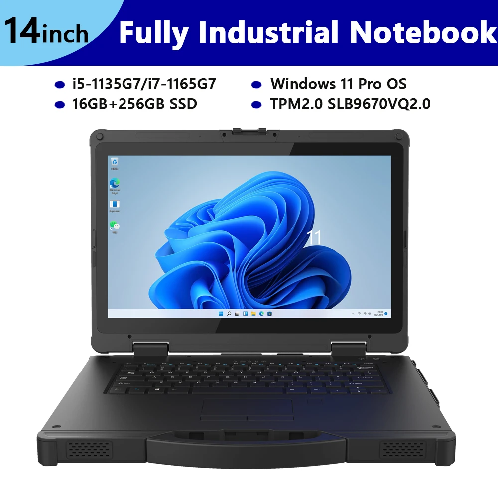 Toughbook-ordenador resistente con Windows 11, Tablet PC con teclado, 16GB + 256GB, i7-1165G7, CPU, 14 pulgadas, i7