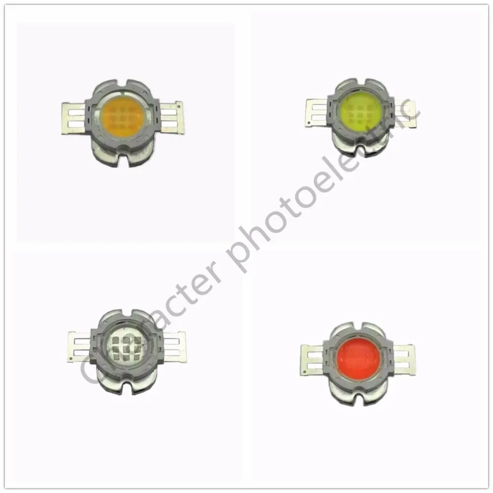 

DC 12V 10W High Power LED Lamp Warm white Cool white Red Green Blue full spectrum 400-840NM + 90 degree Condensing lens