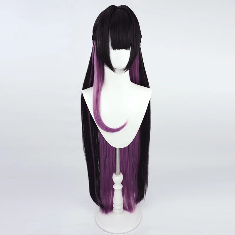 NIKKE Goddess of Victory Mihara Cosplay Wig Earrings Long Straight Women Hair Heat Resistant Synthetic Hair