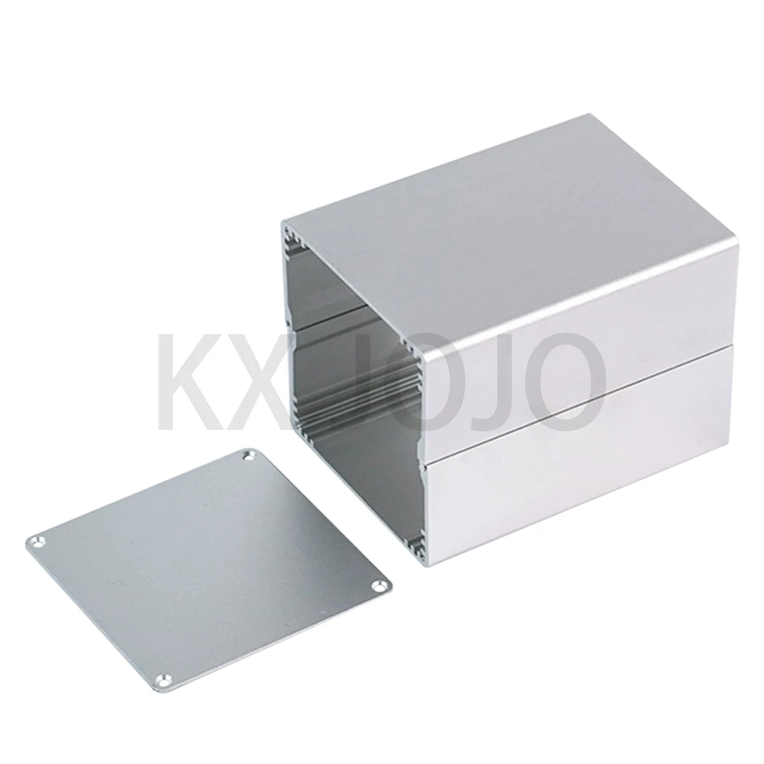 90*90*100/130/150mm Split Straight/Bending Electronic Aluminum Enclosure Project PCB Instrument  Black/Silver Power Supply